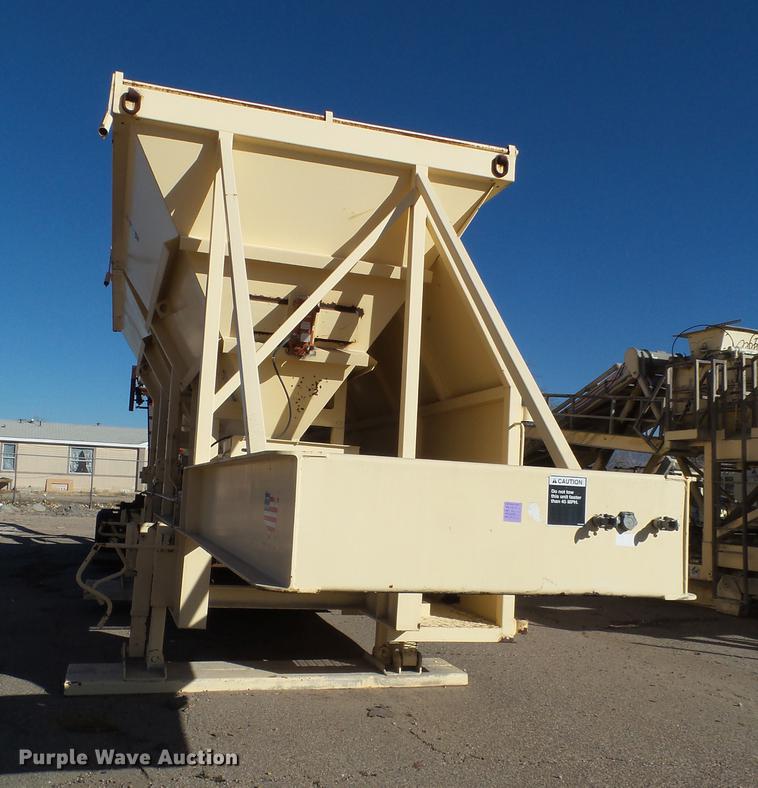 image for item BJ9898 Astec PAS1014-5 two bin cold feeder system