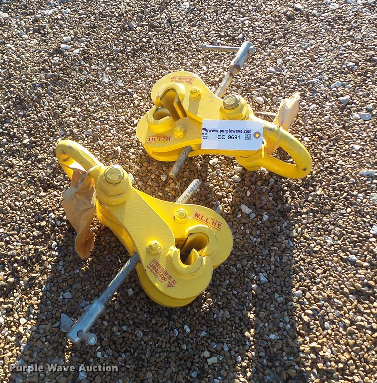 image for item CC9691 (2) General Clamp Industries S11 I-beam clamps