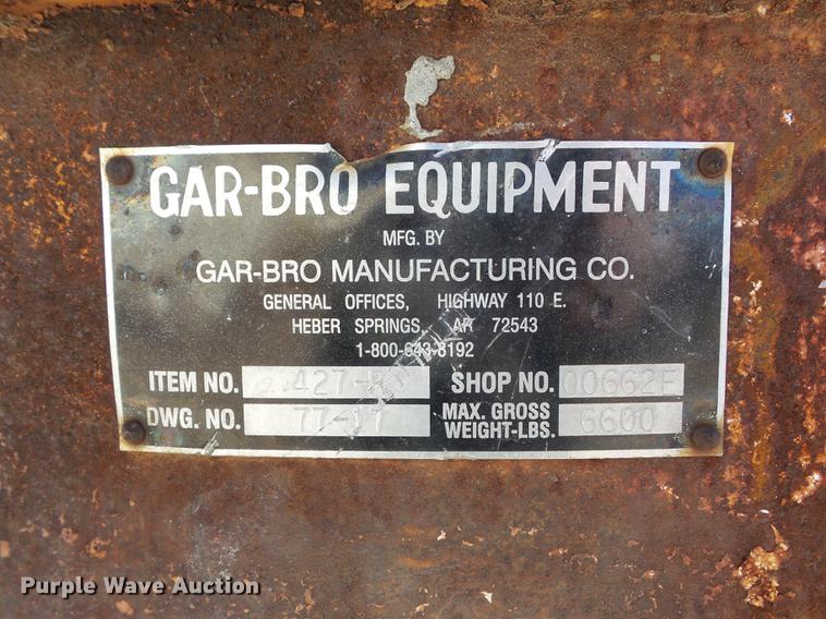 image for item CC9703 Gar-Bro 427-R bucket