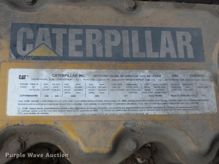 image for item CC9724 2002 Chevrolet C7500 bucket truck