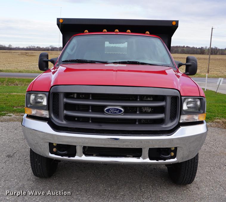 image for item DA1459 2004 Ford F350 Super Duty XL dump bed pickup truck