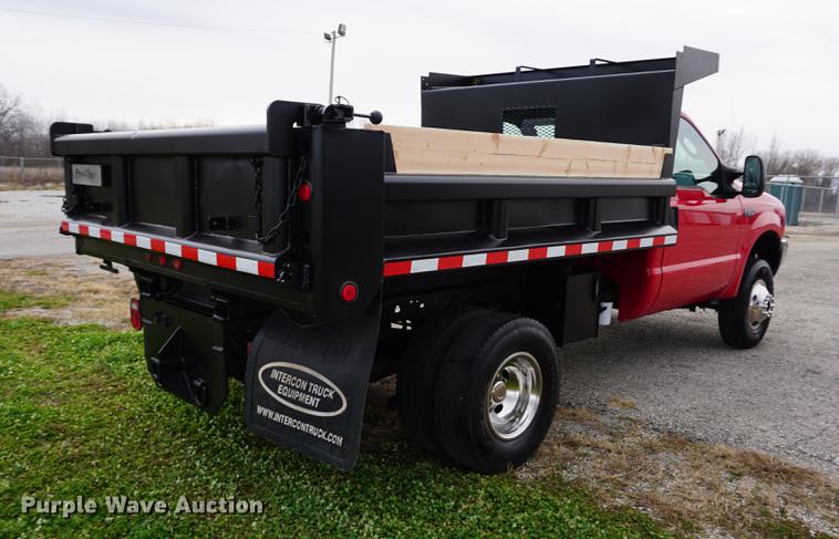 image for item DA1459 2004 Ford F350 Super Duty XL dump bed pickup truck