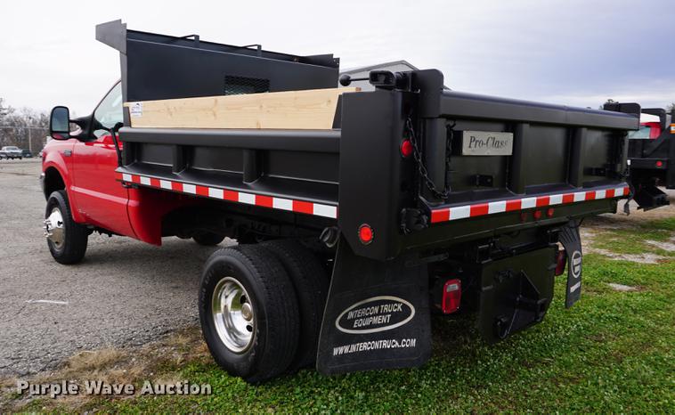 image for item DA1459 2004 Ford F350 Super Duty XL dump bed pickup truck