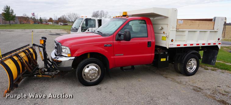 image for item DA1463 2003 Ford F350 Super Duty dump truck