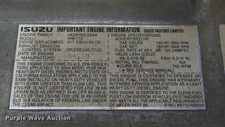 image for item DA1464 2005 Isuzu NPC75C refuse truck