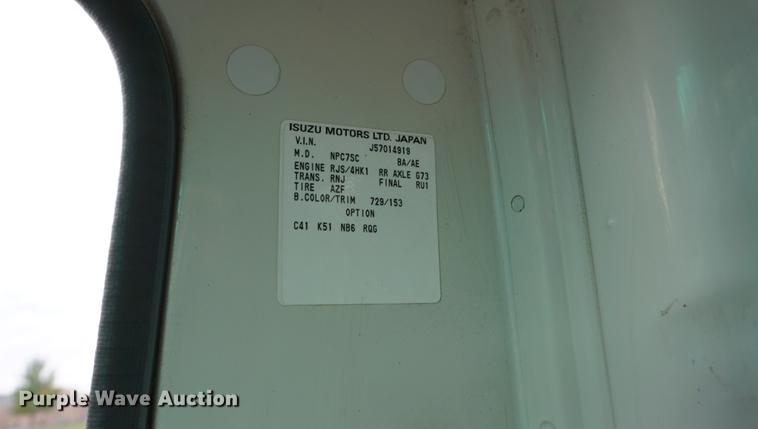 image for item DA1464 2005 Isuzu NPC75C refuse truck