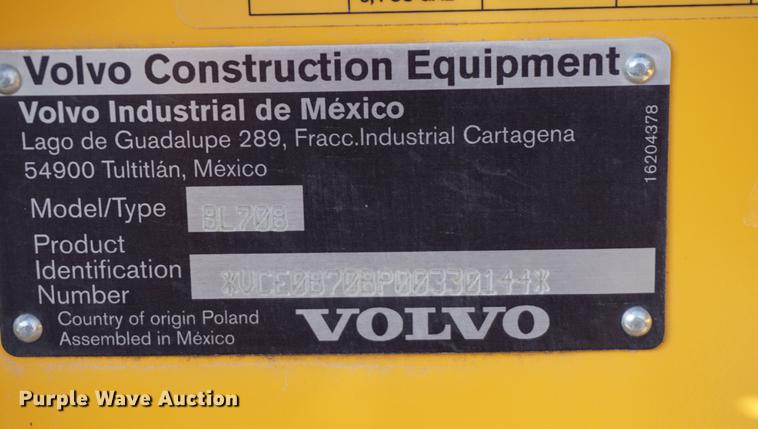 image for item DA1481 2013 Volvo BL70B backhoe