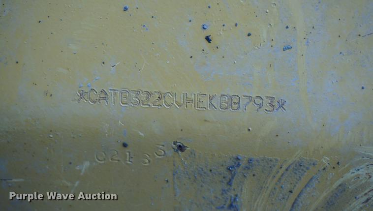 image for item DA1488 2005 Caterpillar 322C L excavator