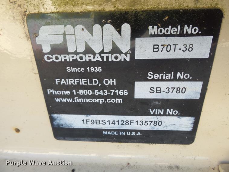 image for item DA2455 2008 Finn B70T straw blower