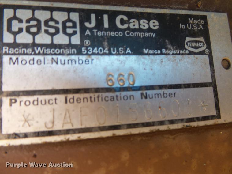 image for item DA2457 1994 Case 660 trencher