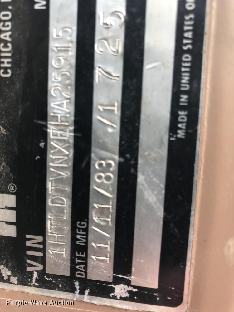 image for item DA2466 1984 International S1900 dump truck