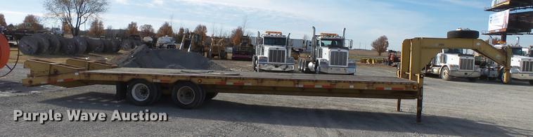image for item DA2472 2006 Belshe equipment trailer