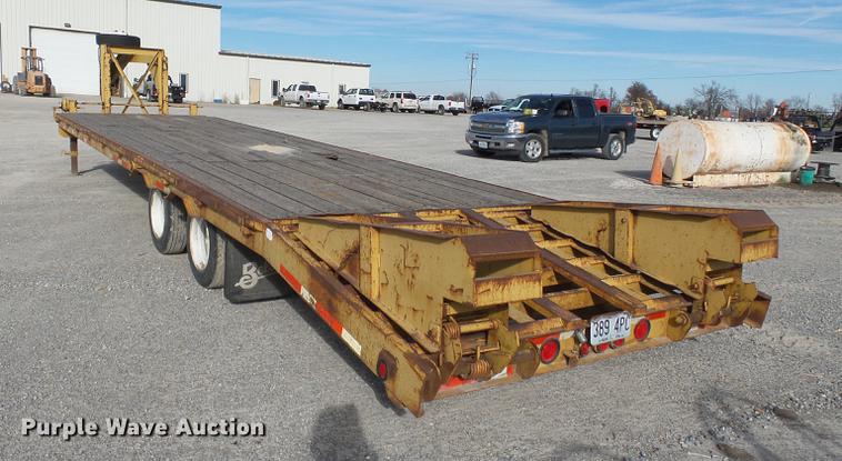 image for item DA2472 2006 Belshe equipment trailer