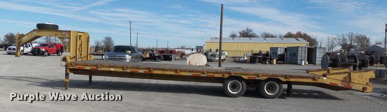 image for item DA2472 2006 Belshe equipment trailer