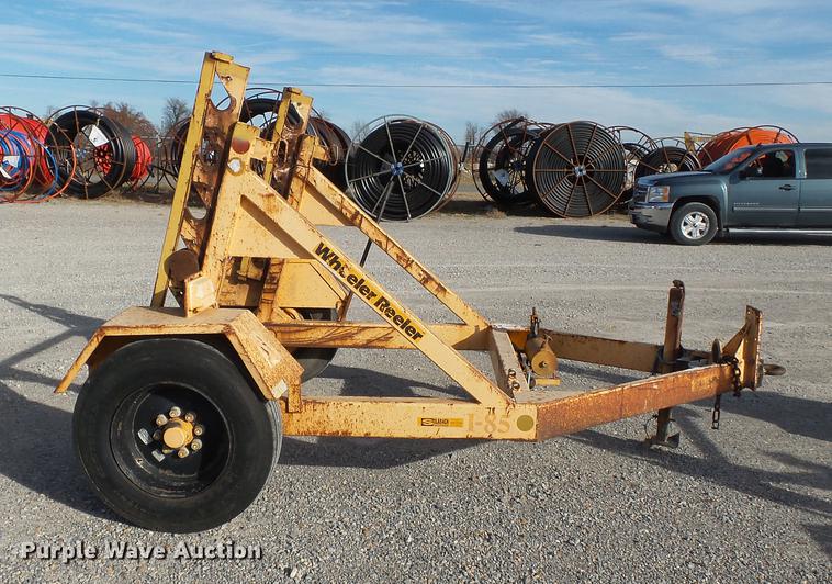 image for item DA2473 1999 Wheeler Slabach reel trailer