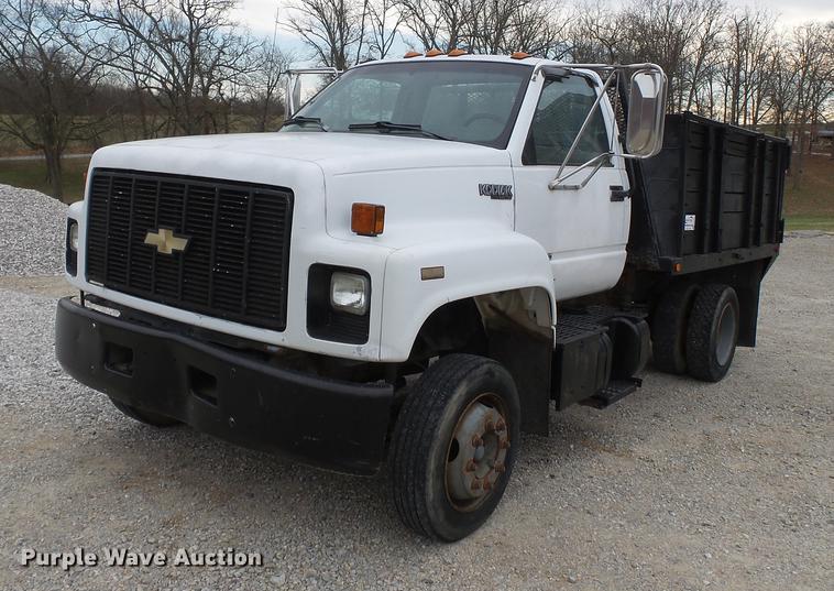 image for item DA2495 1990 Chevrolet Kodiak dump truck