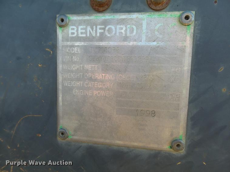 image for item DA3562 1998 Benford TV1200DPR double drum vibratory roller