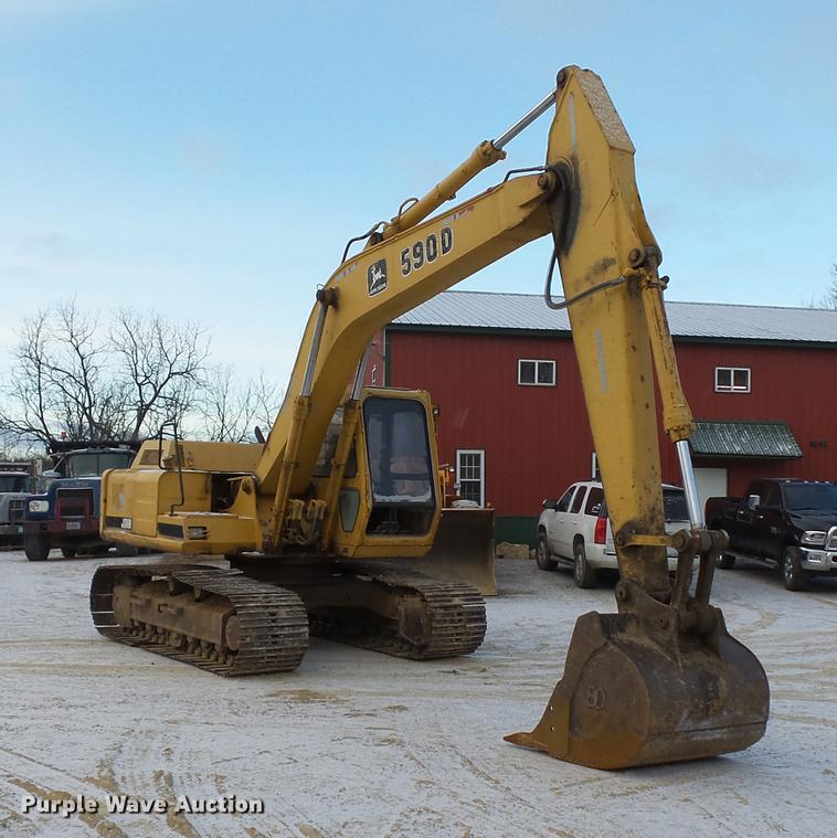 image for item DA3566 1997 John Deere 590D excavator