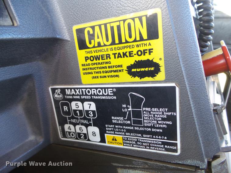 image for item DA7011 1991 Mack CH613 semi truck