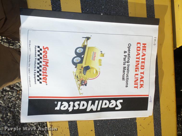 image for item DA8500 2009 Seal Master TR575 heated asphalt distributor