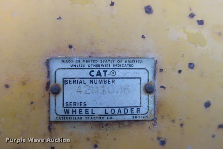 image for item DA8618 1969 Caterpillar 980 wheel loader