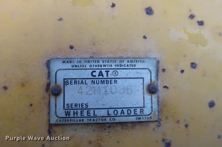 image for item DA8618 1969 Caterpillar 980 wheel loader