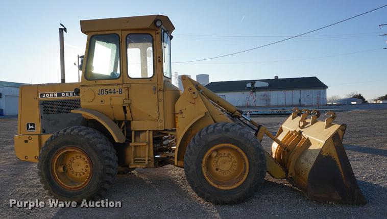 image for item DB0299 1977 John Deere 544B wheel loader