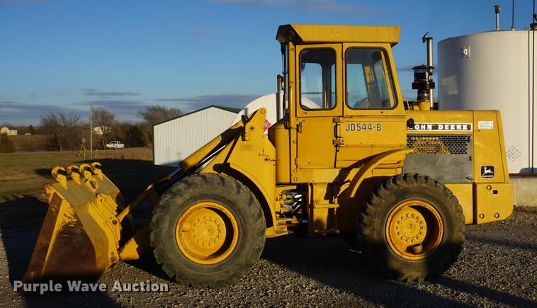 image for item DB0299 1977 John Deere 544B wheel loader