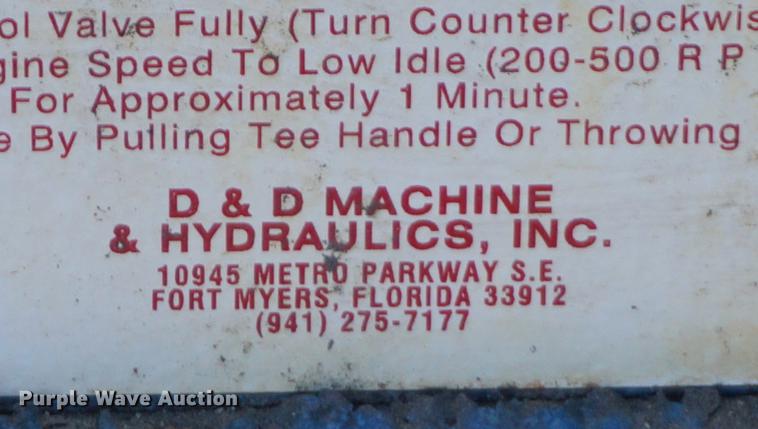 image for item DB0305 D and D hydraulic driven water pump