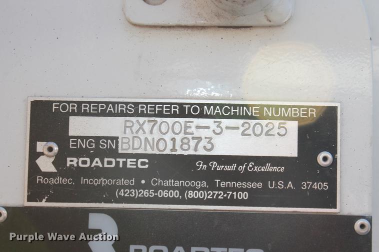 image for item DB5040 2014 Roadtec RX700E-3 milling machine