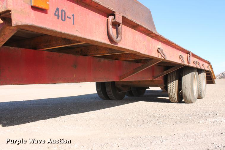 image for item DB5043 1979 Belshe T8 equipment trailer