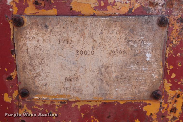 image for item DB5043 1979 Belshe T8 equipment trailer