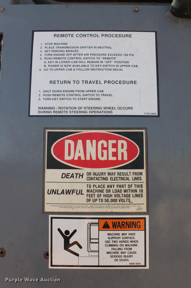 image for item DB5044 1995 Gradall G3WD excavator