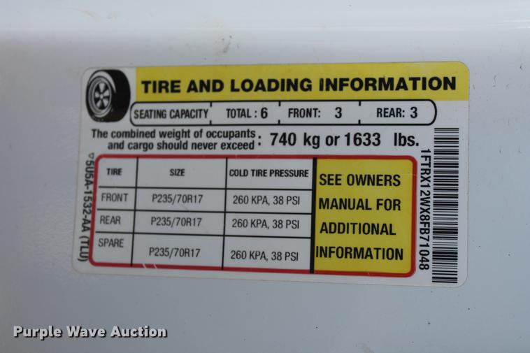 image for item DB5047 2008 Ford F150 XL Super Cab pickup truck