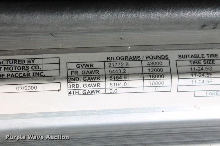 image for item DB5049 2000 Peterbilt 379 dump truck