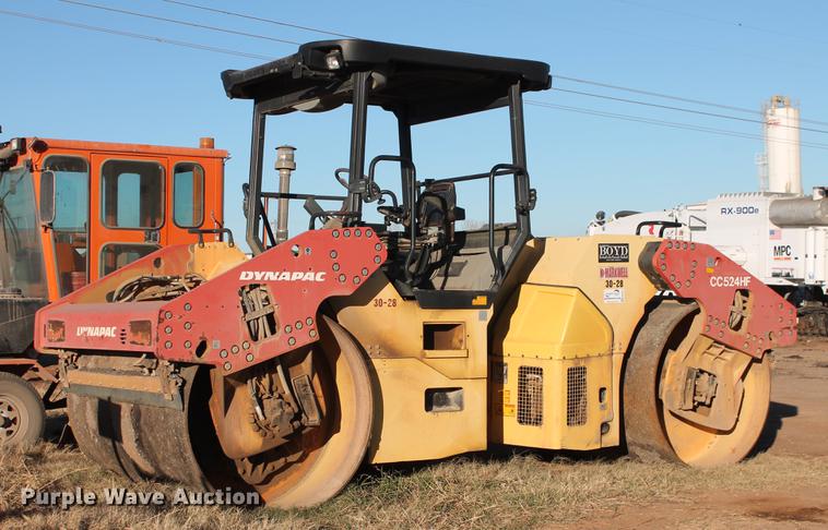 image for item DB5050 2009 Dynapac CC524HF double drum vibratory roller