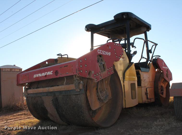 image for item DB5050 2009 Dynapac CC524HF double drum vibratory roller