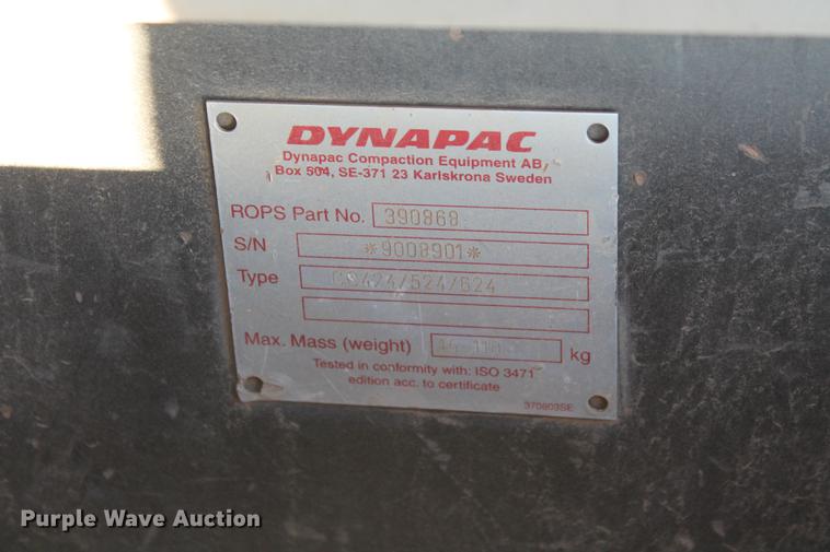 image for item DB5050 2009 Dynapac CC524HF double drum vibratory roller