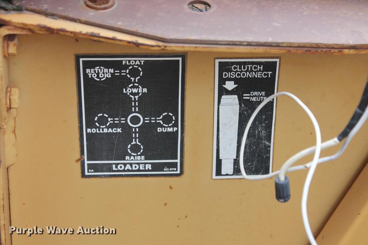 image for item DB5054 1985 Case 580 Super E backhoe