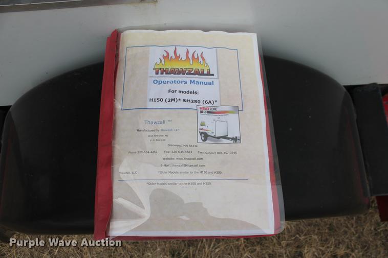 image for item DB5056 2010 Thawzall Heat Zone H250SL hydronic heating system