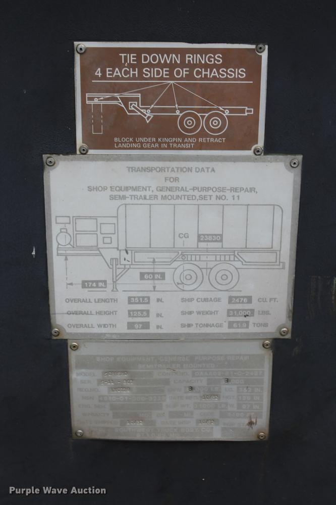 image for item DB5057 1982 Southwest trailer with work shop