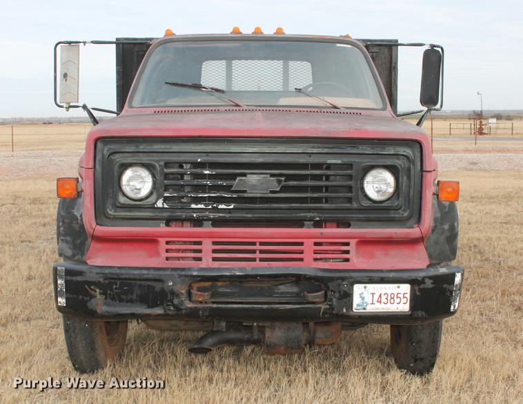 image for item DB5062 1986 Chevrolet Kodiak flatbed truck