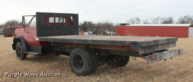 image for item DB5062 1986 Chevrolet Kodiak flatbed truck