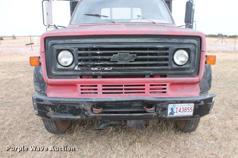 image for item DB5062 1986 Chevrolet Kodiak flatbed truck