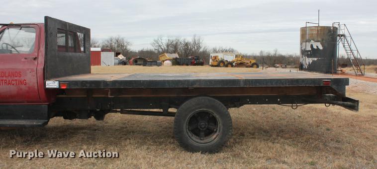 image for item DB5062 1986 Chevrolet Kodiak flatbed truck