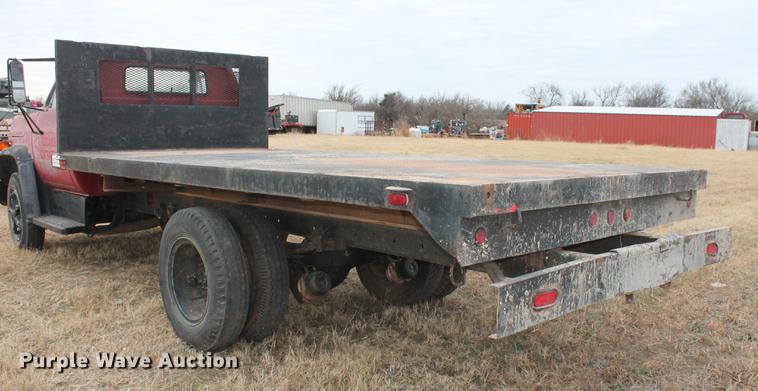 image for item DB5062 1986 Chevrolet Kodiak flatbed truck