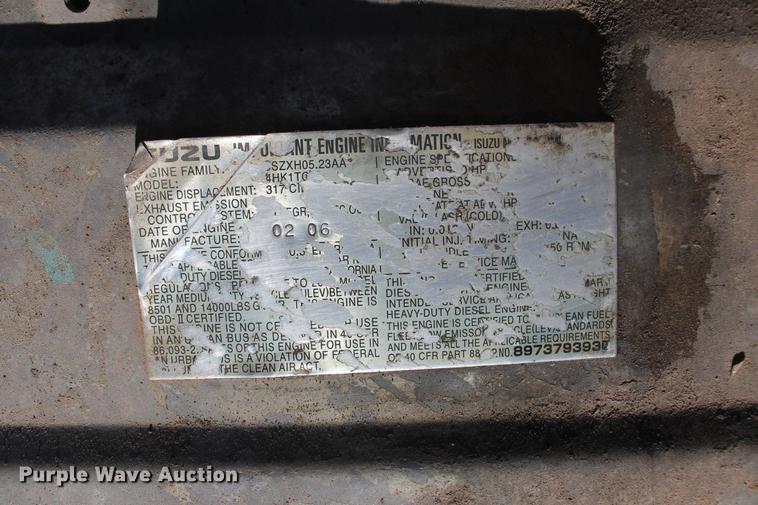 image for item DB5064 2006 GMC W3500 street sweeper