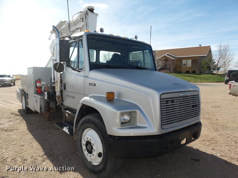 image for item DB6228 1997 Freightliner FL80 crane truck