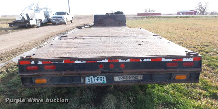 image for item DB6230 1989 Trail King TK60HTXL462 double drop deck equipment trailer