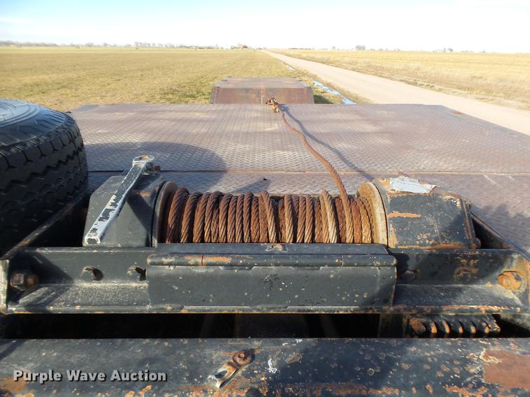 image for item DB6230 1989 Trail King TK60HTXL462 double drop deck equipment trailer